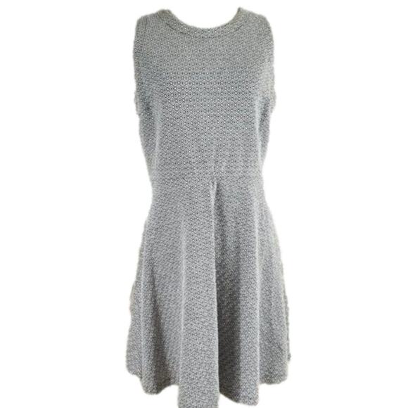 LOFT Dresses & Skirts - Loft black and white square fitted sleeveless
